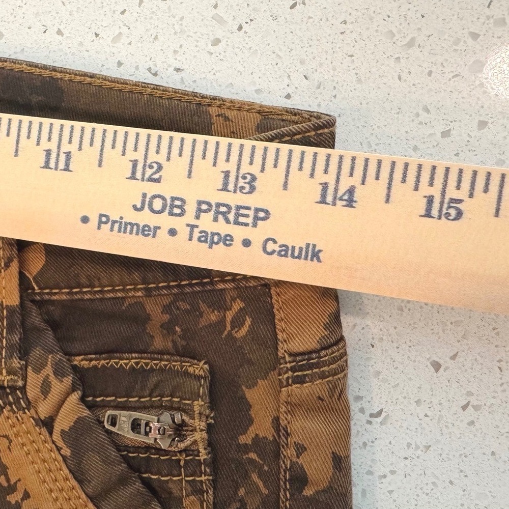 Joie Cargo Skinny Pants Womens 26 Brown Camo Excellent Floral Utility Streetwear - Picture 7 of 8